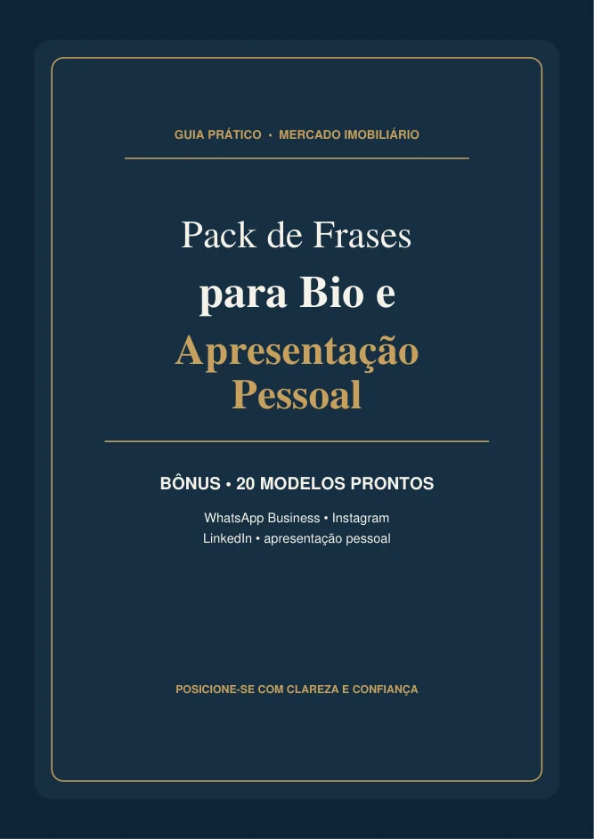 Capa Pack de Frases para Bio e Apresentação Pessoal