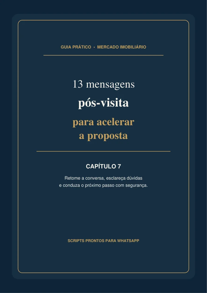 Capa 13 mensagens pós-visita