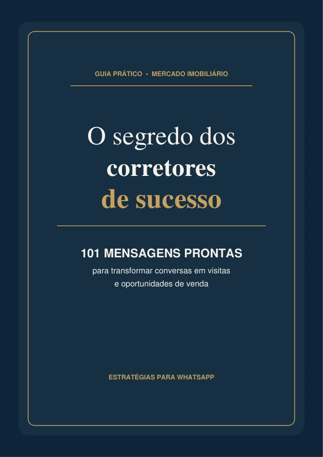 Capa do guia O Segredo dos Corretores de Sucesso