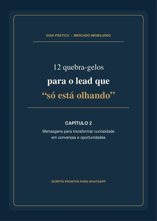 Capa 12 quebra-gelos para o lead que só está olhando